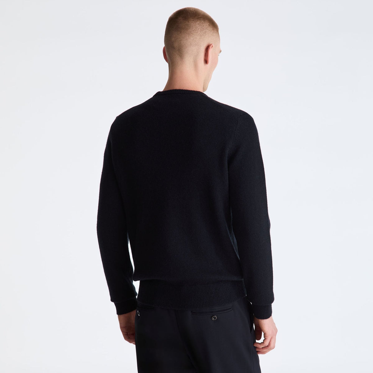 Peuterey Gediz Wool Blend Sweater Navy