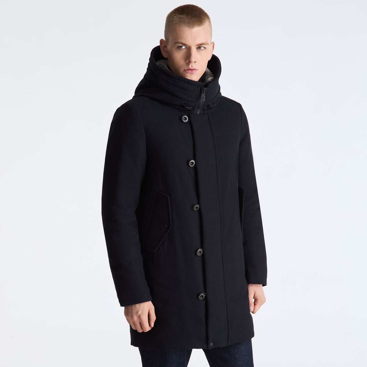 Peuterey Kasa Ki Fur Parka Navy