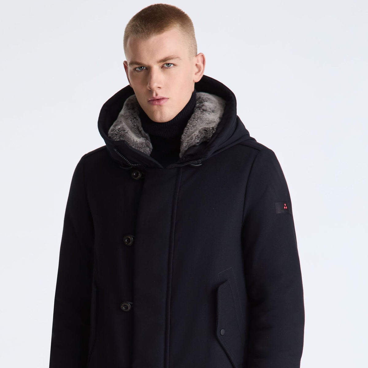 Peuterey Kasa Ki Fur Parka Navy