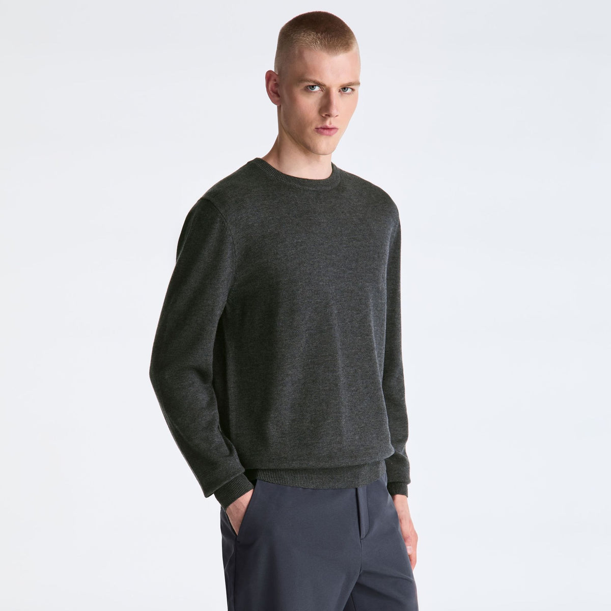 Peuterey Marlon Knitted Pullover Sweater Antraciet