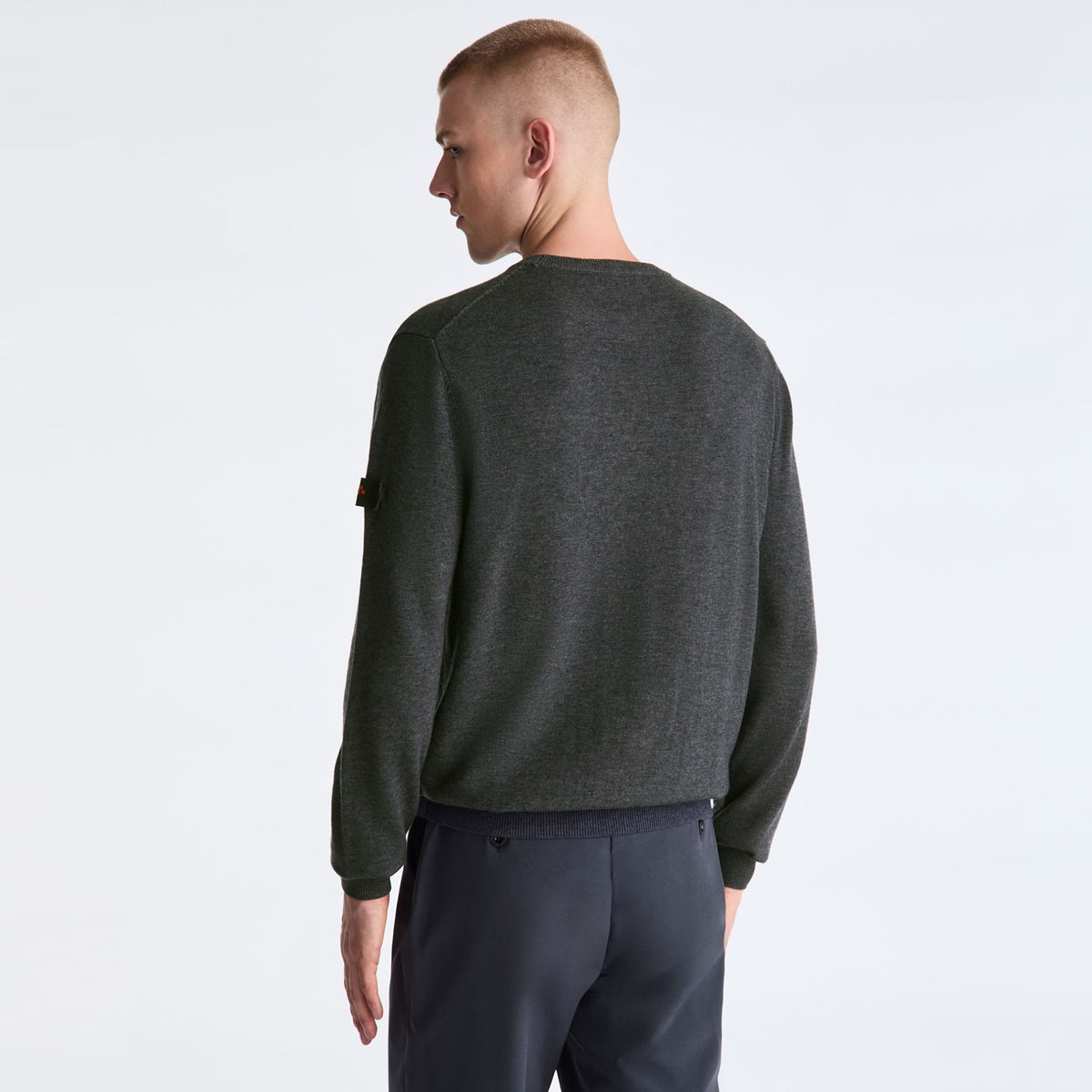 Peuterey Marlon Knitted Pullover Sweater Antraciet