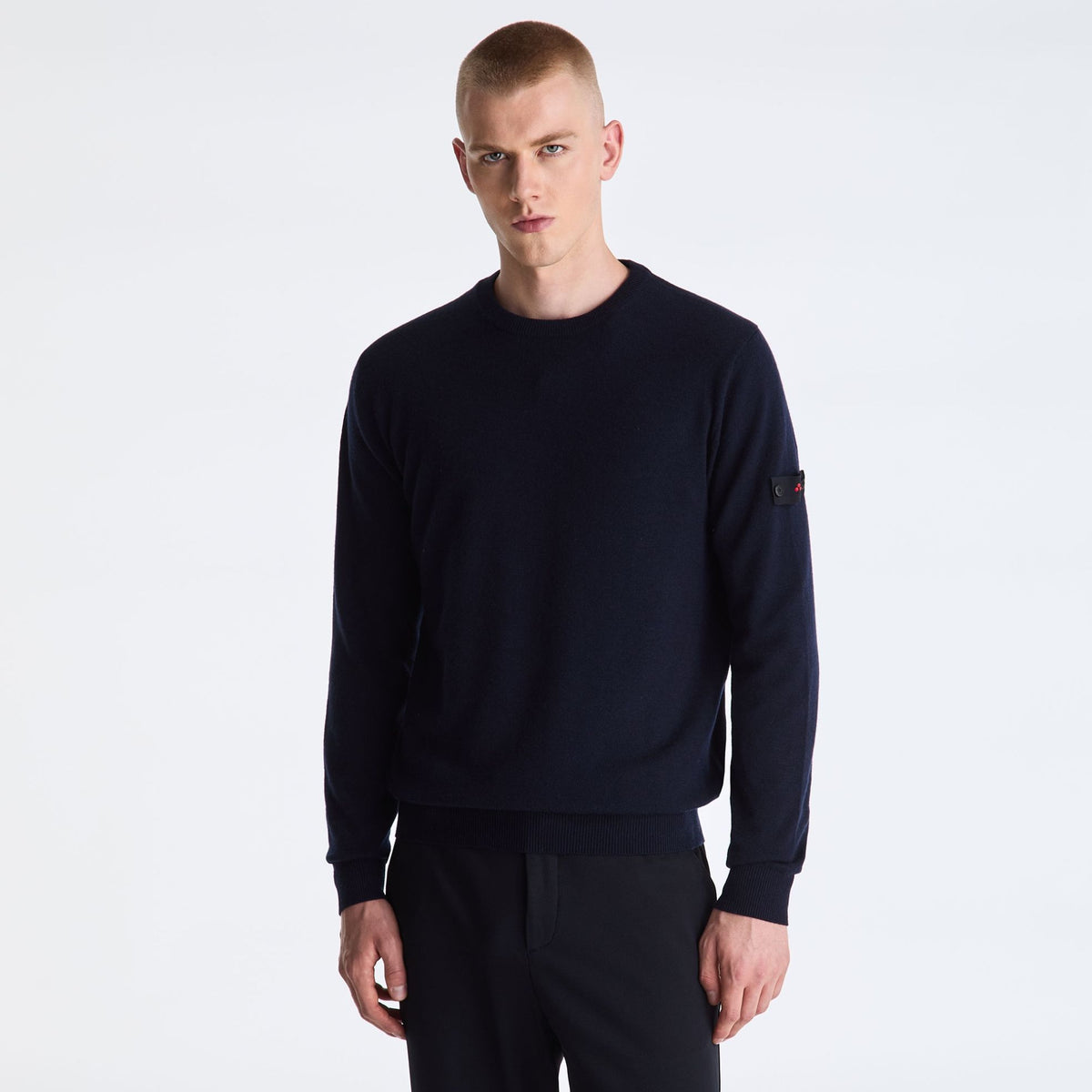 Peuterey Marlon Knitted Pullover Sweater Navy