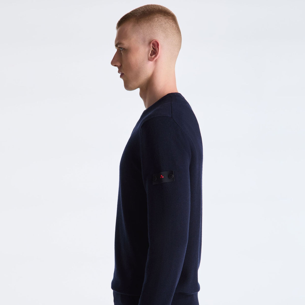 Peuterey Marlon Knitted Pullover Sweater Navy