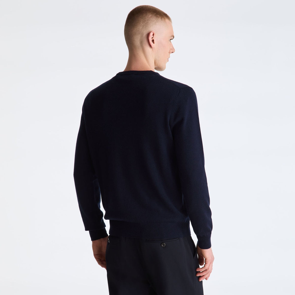 Peuterey Marlon Knitted Pullover Sweater Navy
