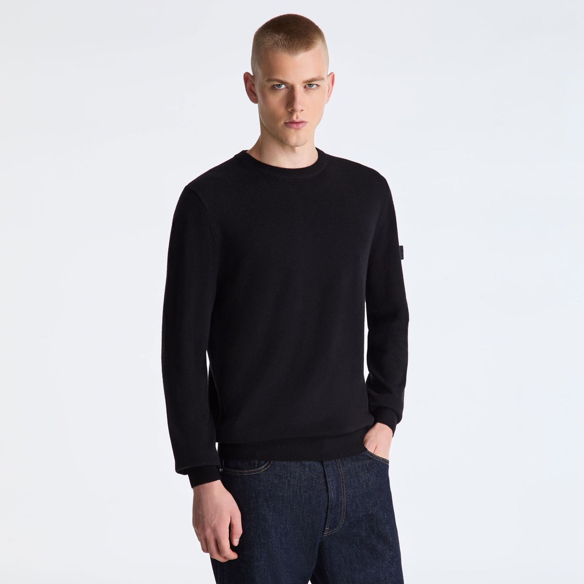 Peuterey Marlon Knitted Pullover Sweater Zwart