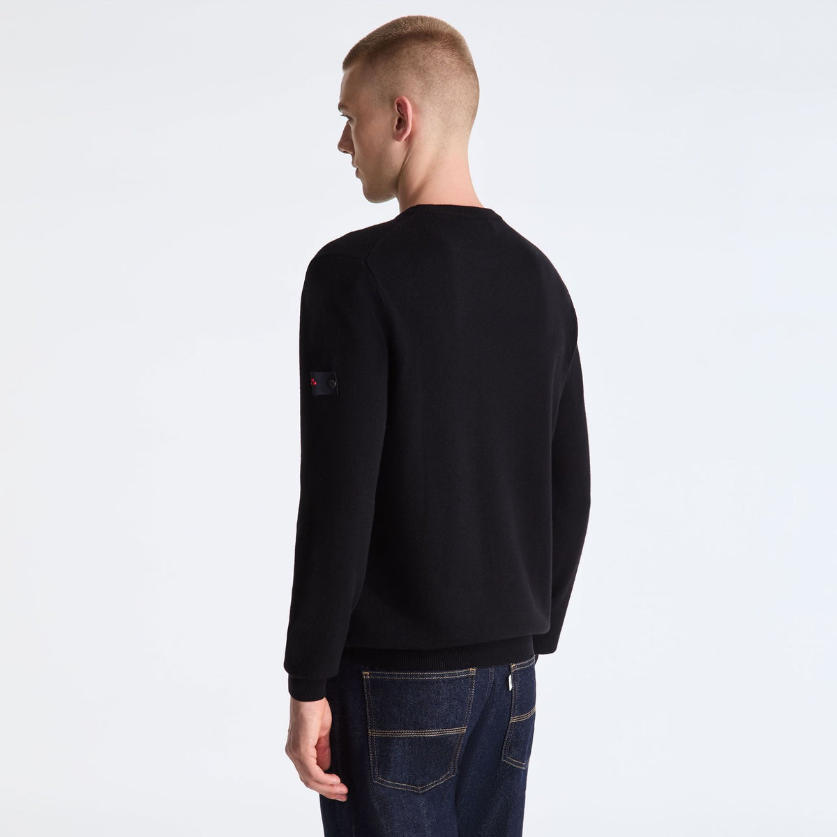 Peuterey Marlon Knitted Pullover Sweater Zwart