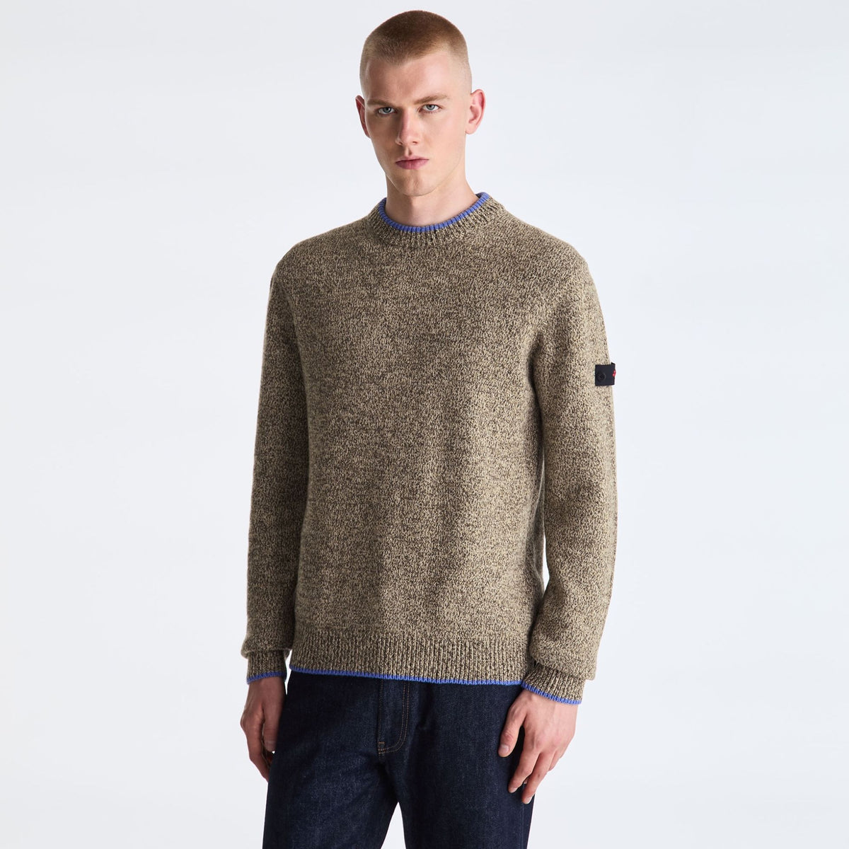 Peuterey Muphrid Contrasted Sweater Bruin