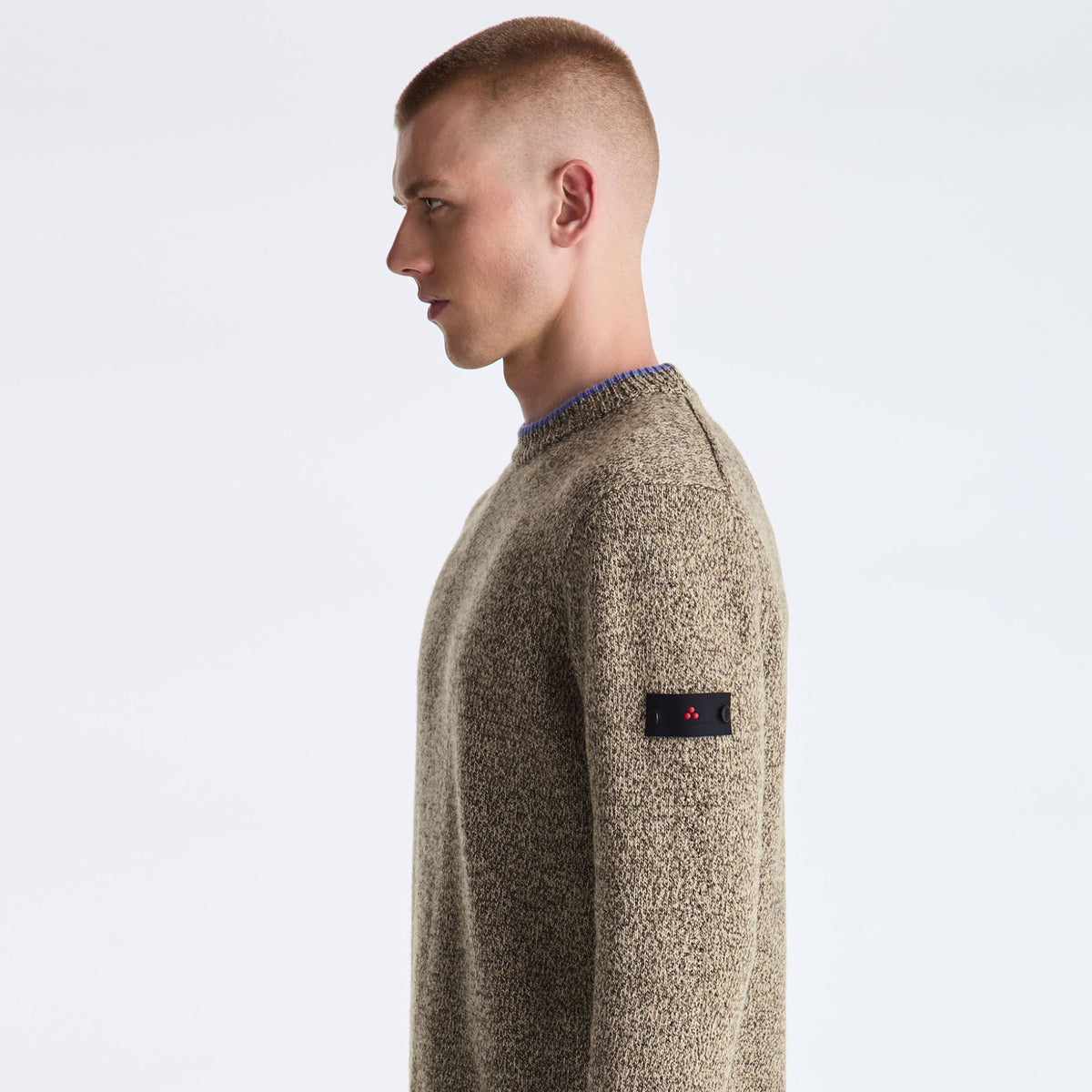 Peuterey Muphrid Contrasted Sweater Bruin