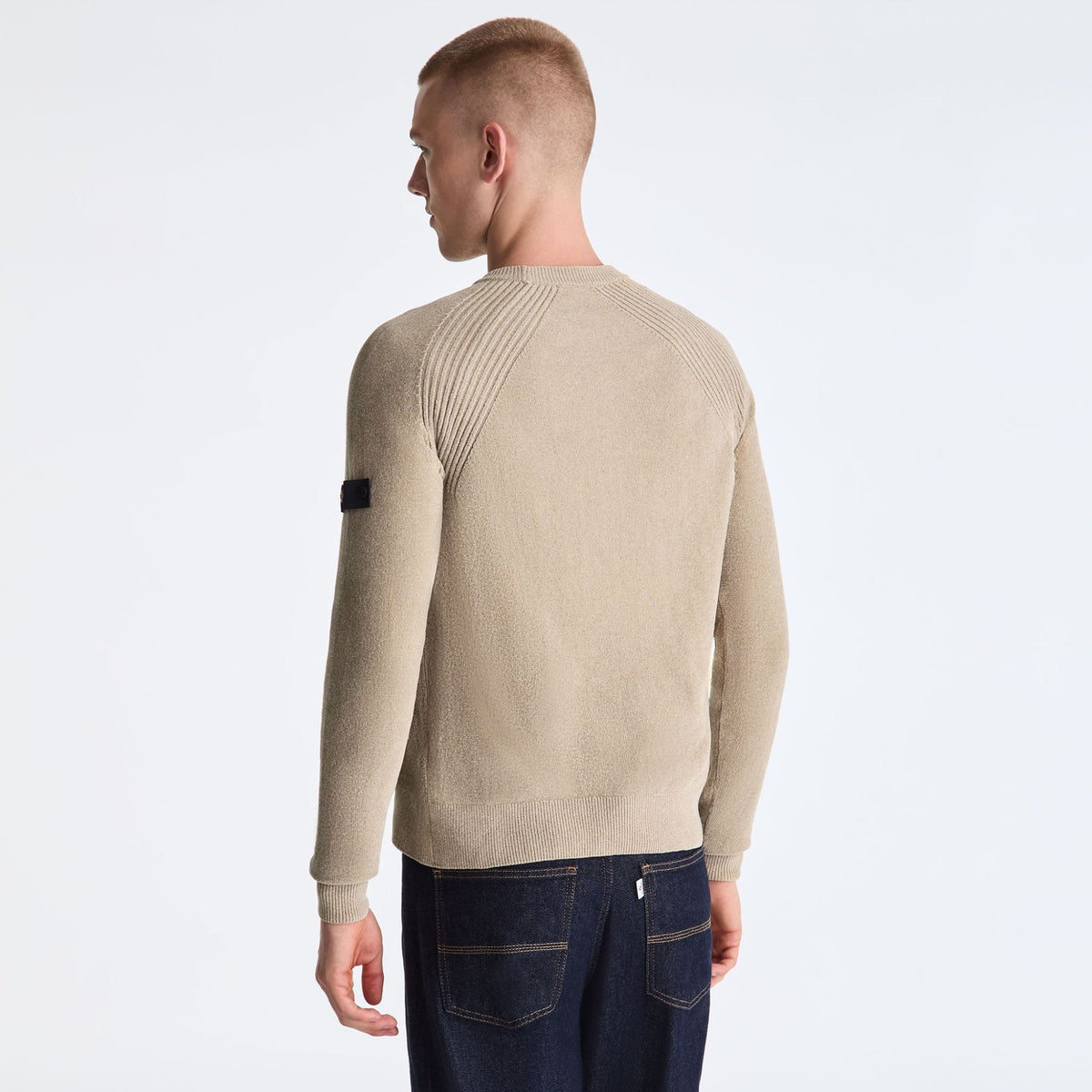 Peuterey Sironi Chenille Sweater Beige