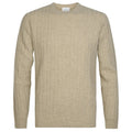 Profuomo Cashmere Cable Sweater Beige