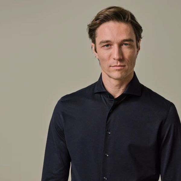 Profuomo Slim Fit Overhemd Navy
