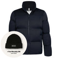 Profuomo Bomber Contrast Puffer Navy