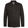 Profuomo Knitted Overshirt Donker Bruin