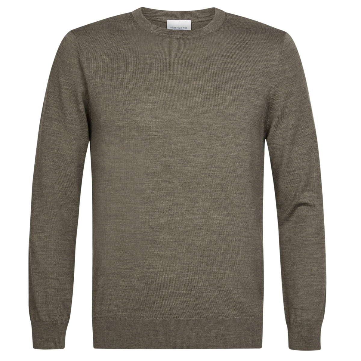 Profuomo Knitted Pullover Sweater Bruin