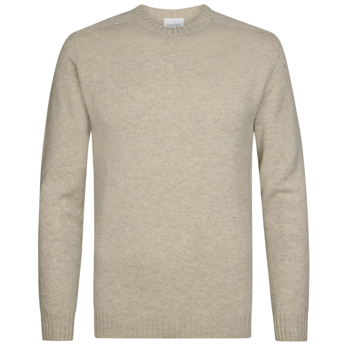 Profuomo Knitted Pullover Sweater Beige