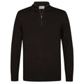 Profuomo Luxury Half Zip Sweater Donker Bruin