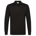 Profuomo Luxury Longsleeve Polo Donker Bruin