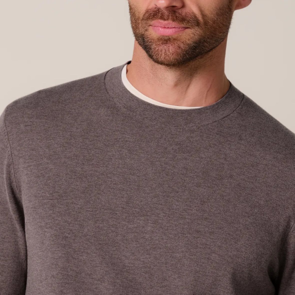Profuomo Luxury Sweater Bruin