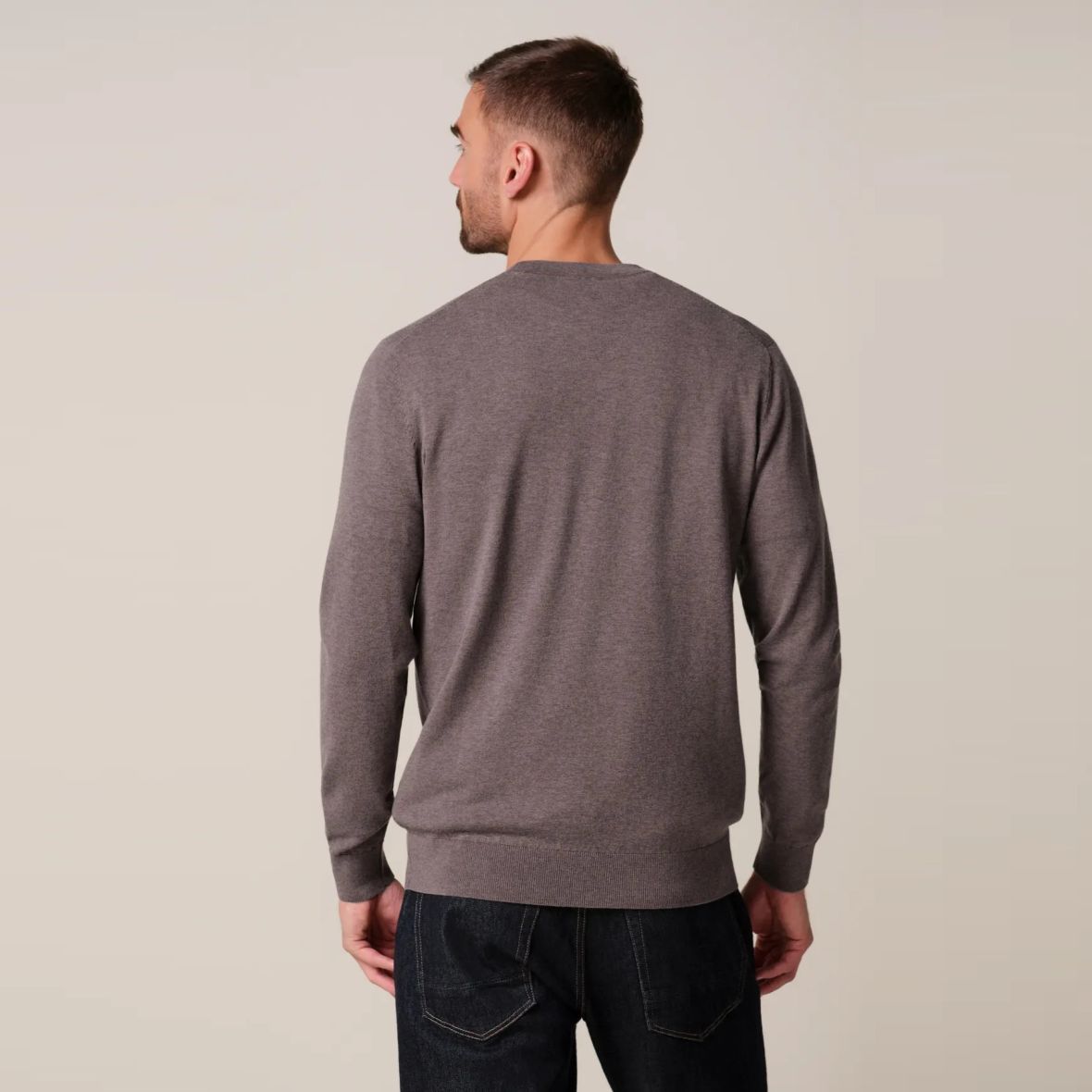 Profuomo Luxury Sweater Bruin