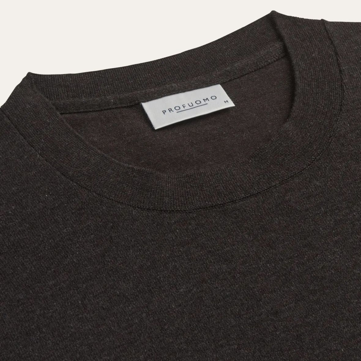 Profuomo Luxury Sweater Donker Bruin