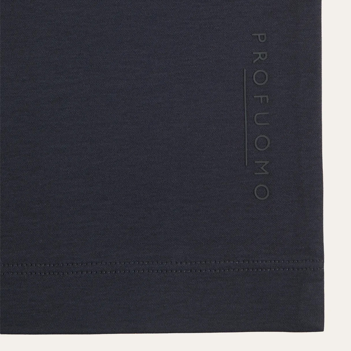 Profuomo Pima Cotton T-shirt Navy