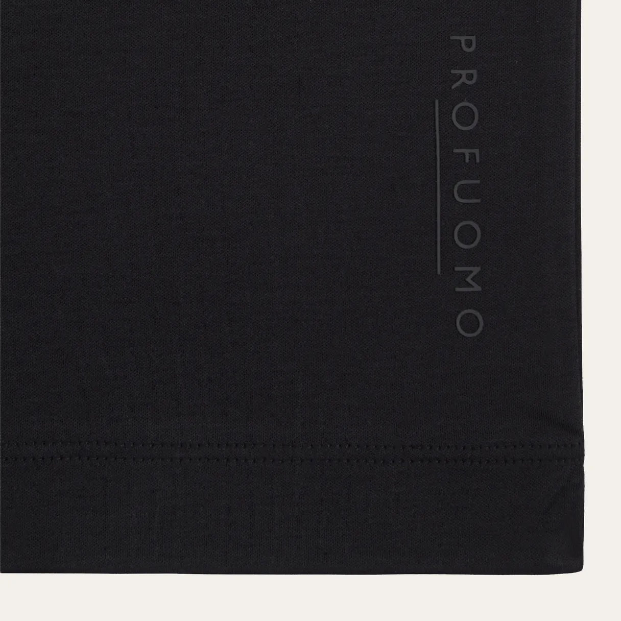 Profuomo Pima Cotton T-shirt Zwart