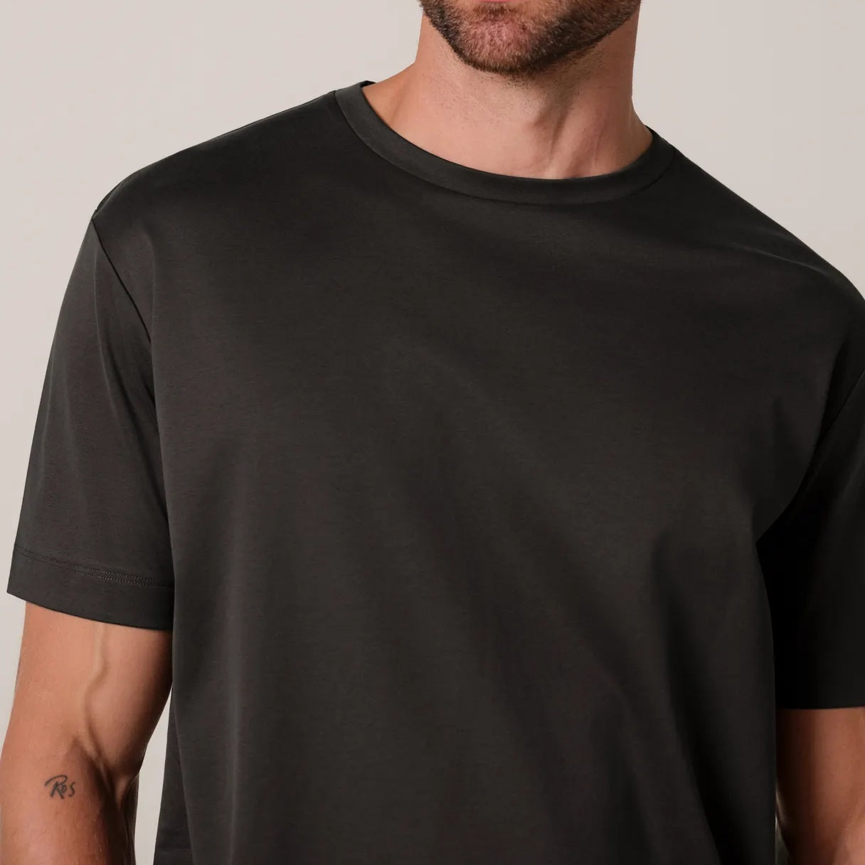 Profuomo Pima Cotton T-shirt Bruin