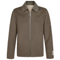Profuomo Reversible Zip Overshirt Bruin/Beige