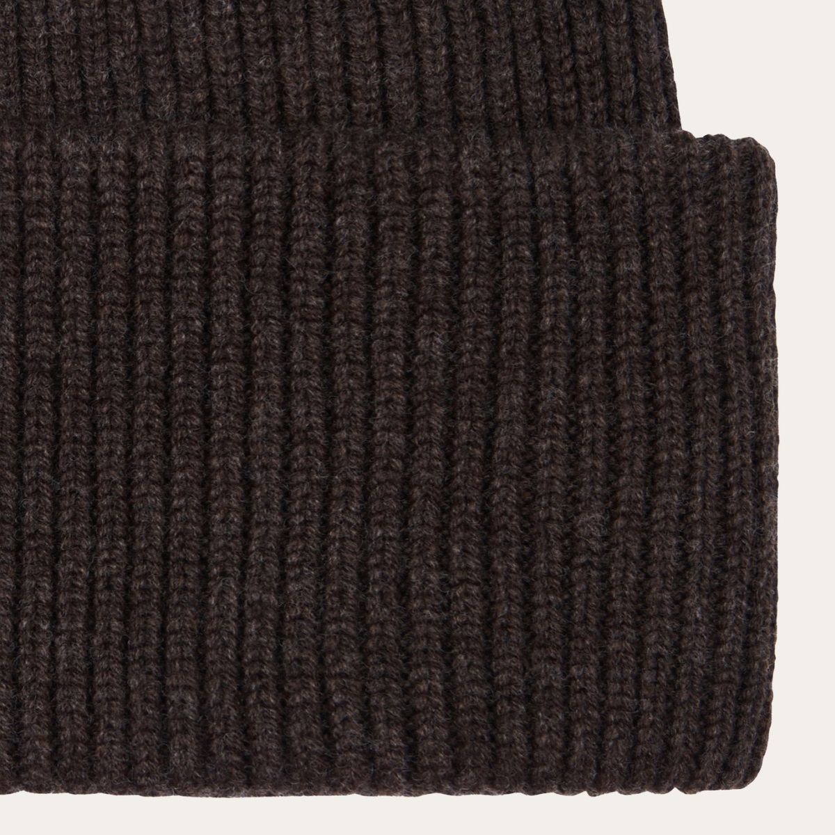 Profuomo Wool Muts Donker Bruin