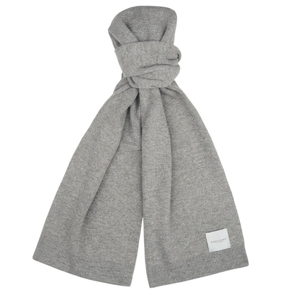 Profuomo Wool Sjaal Grijs