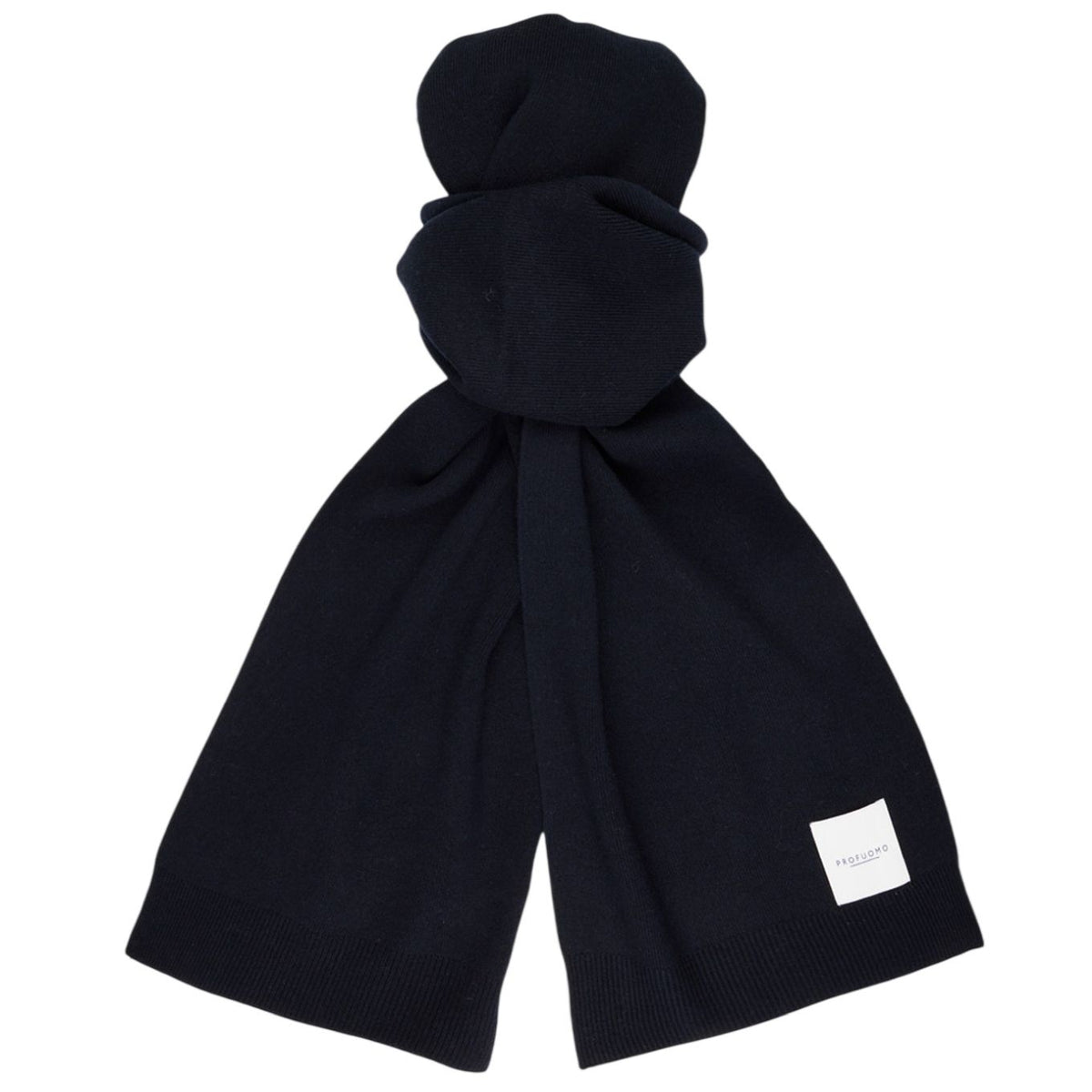 Profuomo Wool Sjaal Navy