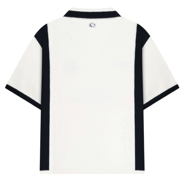Quotrell Diego Knitted Polo Off White