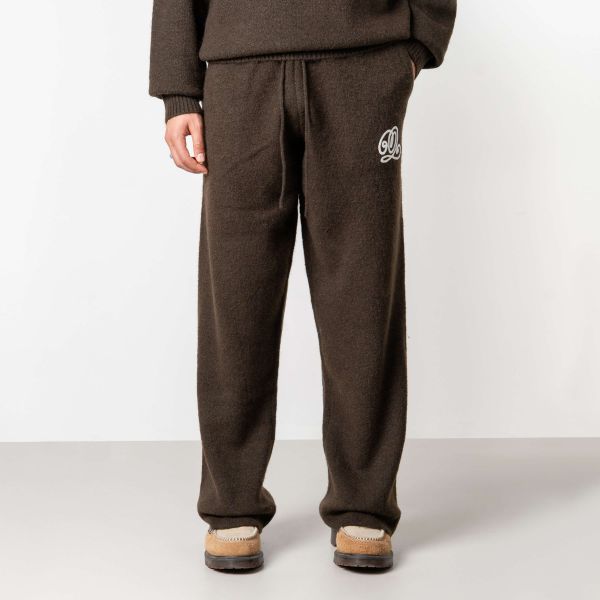 Quotrell Elan Knitted Trainingsbroek Bruin