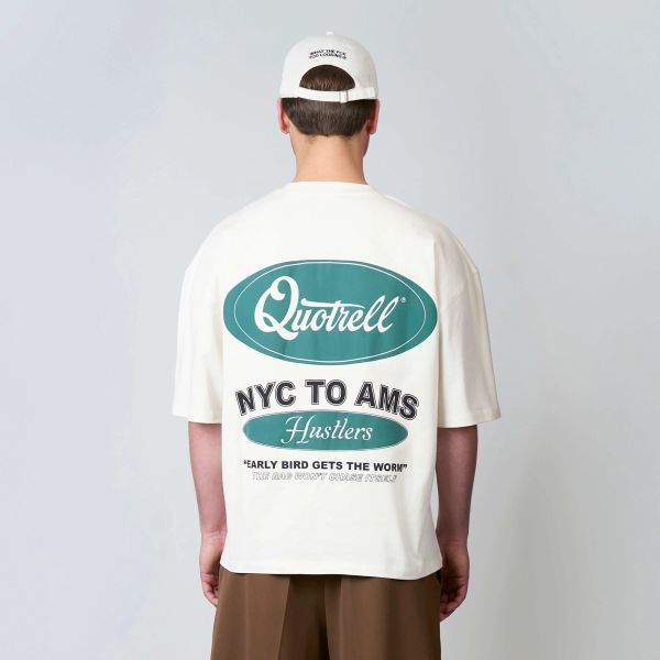 Quotrell Hustlers T-shirt Off White