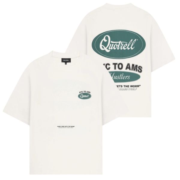 Quotrell Hustlers T-shirt Off White