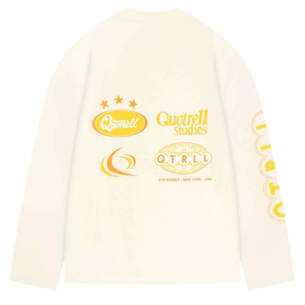 Quotrell Marino Longsleeve T-shirt Geel