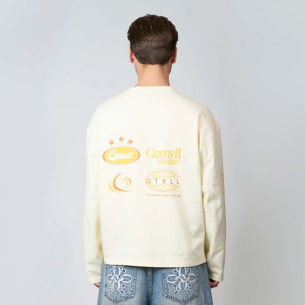 Quotrell Marino Longsleeve T-shirt Geel