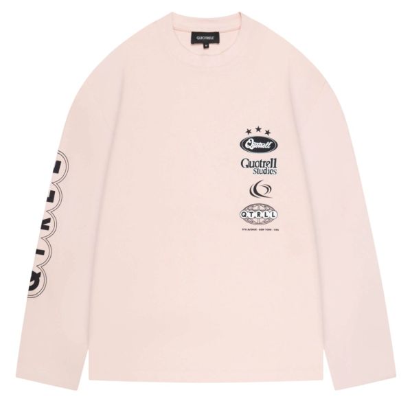 Quotrell Marino Longsleeve T-shirt Roze