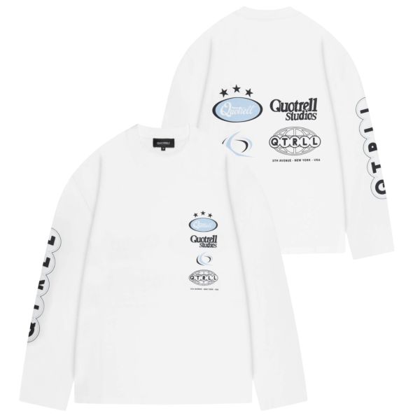 Quotrell Marino Longsleeve T-shirt Wit