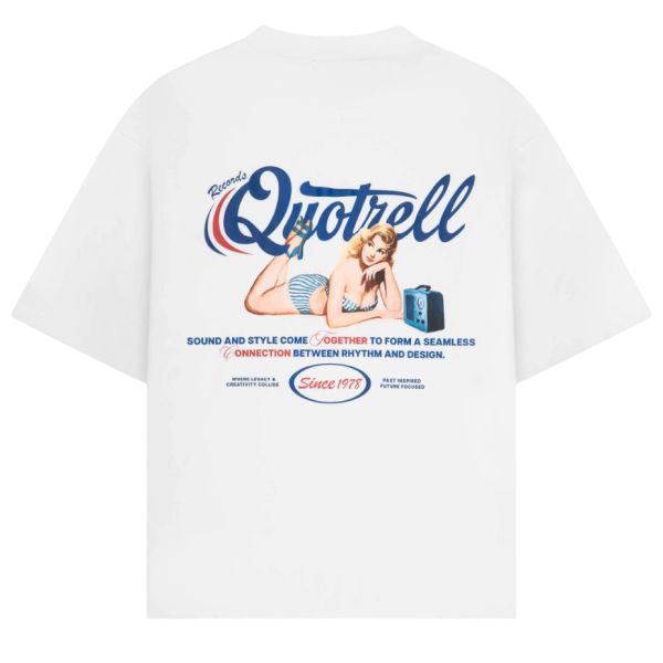 Quotrell Pin Up T-shirt Wit