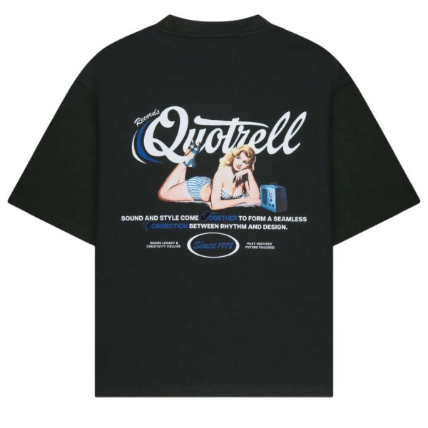 Quotrell Pin Up T-shirt Zwart