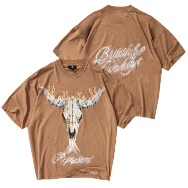 Represent British Cowboys T-shirt Bruin