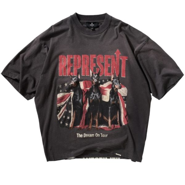 Represent Dream On Tour T-shirt Antraciet