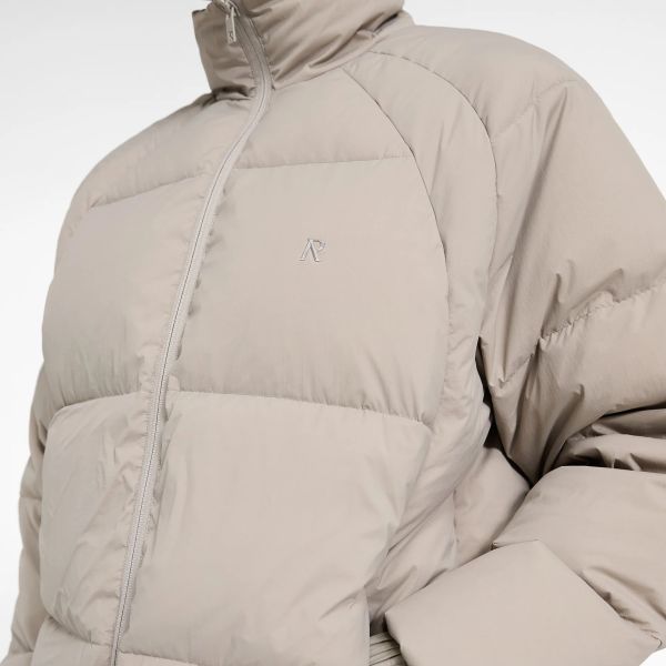 Represent Funnel Neck Puffer Beige