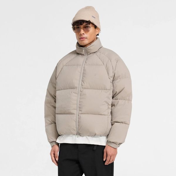Represent Funnel Neck Puffer Beige