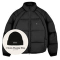 Represent Funnel Neck Puffer Zwart
