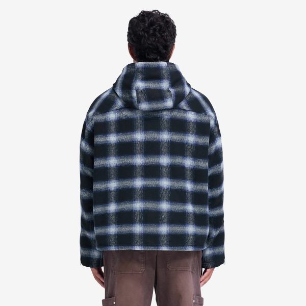 Represent Hooded Overshirt Navy