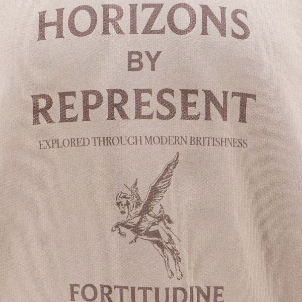 Represent Horizons Hoodie Beige