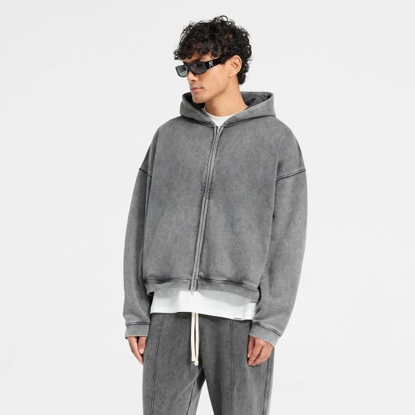 Represent Initial Boxy Vest Antraciet