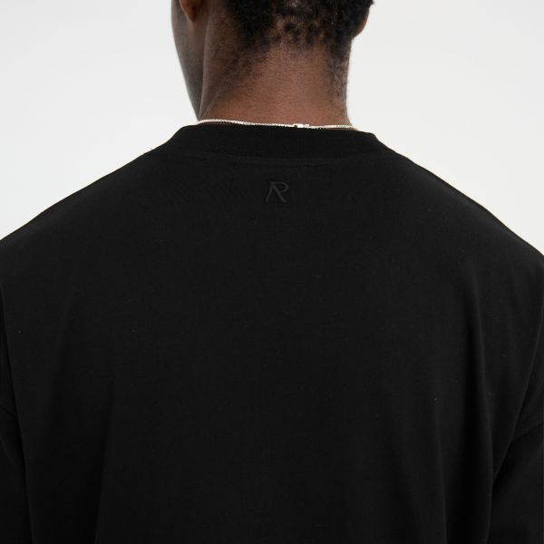 Represent Initial Oversized T-shirt Zwart